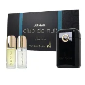 (店+)【ARMAF】Club De Nuit Man 狂歡俱樂男旅行二入組 (香精12ml + 香氛滾珠油 12ml) 附收納磁性硬盒