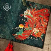 禮物 鳳凰涅槃 國風刺繡手工布書衣 手帳本日記 原創手作布套