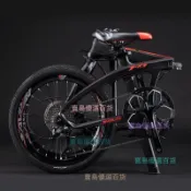 SAVA 碳纖維折疊車自行車16/20寸禧瑪變速超輕Z1雙碟剎成人單車（廠商直發咨詢運）
