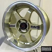 【CS-2405】全新鋁圈 類RAYS TE37 海拉風 15吋 4孔100 8J 大深唇 BMW E30 K8 JK