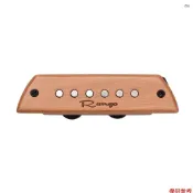 全新 Rango RG-S3 原聲吉他磁性拾音器櫸木無源磁性音孔拾音器無需電池/鑽孔