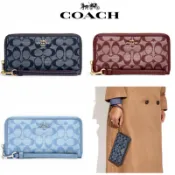「現貨」COACH美國outlet款 香布蕾 女士手腕包 拉鏈錢包 長夾