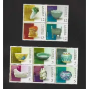 【無限】(1110)(常140)故宮經典文物郵票10全(原膠上品)