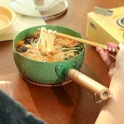 全球選品1館 生活百貨 日式雪平鍋不粘鍋奶鍋螺螄粉碗鍋煮麵泡麵小湯鍋家用2026新款