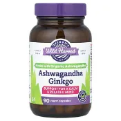 【iHerb】Oregon's Wild Harvest, 南非醉茄銀杏，90 粒素食膠囊