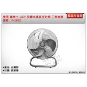 ＊金崙五金【附發票】雙燕牌 鐵樂士 18吋旋轉變速工業桌扇 電扇 電風扇 工業桌扇 鋁葉 F-1802 台灣製