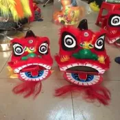 【只有舞獅頭】2-10歲：舞龍舞獅，舞獅頭，幼稚園 國小 表演 遊戲道具  舞台劇 過年新年 禮物 兒童節 宗教民俗文化
