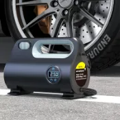 車載充氣泵汽車無線打氣泵電動轎車用輪胎打氣筒數顯壓縮機可充電【北歐居家生活】