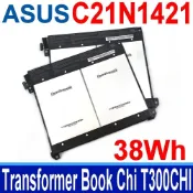 ASUS 華碩  C21N1421  電池 變形筆電 Transformer Book T300 Chi T300CHI