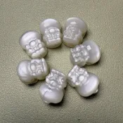 白月光石 貔貅 龍龜 通孔 貳石礦