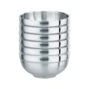 (店+)【PERFECT 理想】極緻316不鏽鋼雙層碗12cm六入組隔熱碗碗台灣製造 Leidea 樂德兒 出遊必備、開學