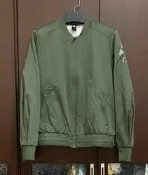 全新❤️‍🔥正品愛迪達ADIDAS FEM JKT WV BOMB 女 S 飛行外套 MA1 軍綠 防風 保暖 羊羔