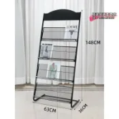 楓幕百貨 【台灣現貨】落地報刊架展示架文件資料置物架報紙雜誌架書本目錄架宣傳單展架