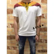高雄凡賽斯歐洲精品 MARCELO BURLON MB 火焰 黑白 翅膀 天堂鳥 版型偏大 出清 短T/T-SHIRT