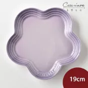 Le Creuset 花型盤 點心盤 盛菜盤 造型盤 19cm 藍鈴紫 [美學生活]