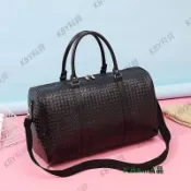 旅行袋女商務出差行李包編織手提包裝衣服收納短途旅游包男健身包托運袋大容量拉桿防水行李袋30392 Misaki精品