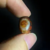 阿卡 天地天珠 / 寶源天珠 桶珠手串 天珠圖騰 DIYdiy設計配件 天然瑪瑙玉髓礦石 藏傳佛教