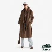 Roots女裝- ALMA 長版大衣-棕色