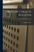 【三民網路書店】Boston College Bulletin; 1943/1944: Graduate School