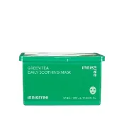 【innisfree】綠茶日常保濕面膜(30片/320ml/3分鐘早安面膜)