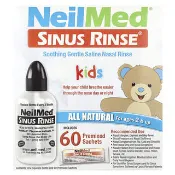 【iHerb】NeilMed, 兒童，鼻竇衝洗®，2 歲以上，1 個擠壓瓶，60 個預混包