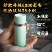 小胖達生活百貨 陶瓷電子薰香爐定時調溫充電式隨身電香爐車用香丸香片便攜品香杯 AZWZ
