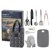 【May Shop】戶外野營炊具套裝房車旅行廚房用具自駕露營餐具配燒烤手套