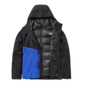 川山岳海 [ THE NORTH FACE ] 男 GORE-TEX 羽絨兩件式外套 藍黑 / NF0A3VSHEF1