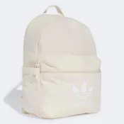 ADIDAS愛迪達休閒背包 愛迪達三葉草 米白色後背包 IX7459