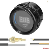 Casytw 52mm 水溫表汽車數字表 LED 顯示屏 20-120°C 帶汽車卡車摩托車報警功能