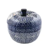 (店+)【波蘭陶】Manufaktura 月墜星空系列 有蓋蘋果盅 12cm 波蘭手工製醬料盅 湯盅