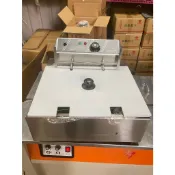 新款【營業用桌上型油炸機 17公升】 商用油炸機 大容量炸爐  溫控油炸鍋 電炸機 油炸機 17L電炸爐 雙炸籃