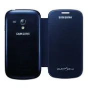 【順發線上購物】SAMSUNG 三星原廠專用側翻式皮套S3 mini專用-藍