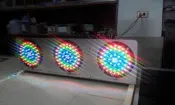 (星光閃閃)三色爆閃燈LED爆閃燈 檳榔燈 LED孔雀燈LED招牌 檳榔攤專用紅綠燈(超亮)圓環狀