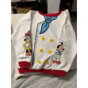 【全新現貨】全新有標 日本帶回LITTC X Disney 米奇米妮廚師款特色長袖上衣 110cm