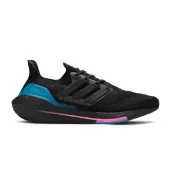 adidas愛迪達 Ultra Boost 21 黑武士 FZ1921黑藍粉 編織布面 慢跑鞋 最後一雙出清 原廠公司貨