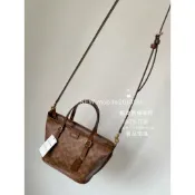 台灣現貨 很好看買它 全新正品 COACH TAXI 21 CCD94 棕褐色 小款拉鏈拖特包 NEVERFULL BB