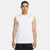 【蝦皮最便宜】Nike Dri-FIT 無袖 背心 無袖 健身 慢跑 運動 排汗衣  白色 DX0992-100