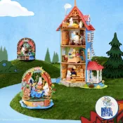【rolife 姆明屋 木質組裝模型】若來diy手工小屋 微縮模型 MOOMIN 禮物 姆明的森林野營 歌妮的花園派對