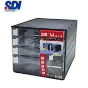【芥菜籽文具】//SDI 手牌文具 // NO.1848N A4桌上型四層資料櫃 4711734184800