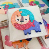 【現貨】幼兒空間啟蒙！木製不規則立體拼圖｜手眼協調訓練 交通工具動物造型 蒙特梭利早教教具 3D立體拼圖