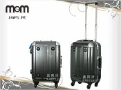 ~高首包包舖~【MOM JAPAN】18吋 行李箱 旅行箱 【PC材質、登機箱】MF-3008 方格黑