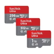 (店+)【閃迪】Ultra microSDXC SQUAC 記憶卡 紅卡256GB 512G 1TB 1.5TB (公司貨)