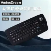 轉機商店 【2.4G無線】軌跡球鍵盤 鍵鼠二合一 迷你鍵盤 電視遙控鍵盤 多媒體鍵盤 無線鍵鼠套裝 觸控板設計 輕巧便攜 客廳必備
