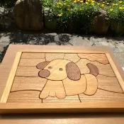 Pinkoi 代購 - 木製拼圖（犬）