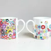 全球選品1館 生活百貨 展會限定村上隆七彩太陽花馬克杯小清新咖啡杯創意禮品水杯家用杯