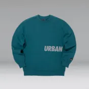 【Lee】男裝 長袖厚T / 腰間系列標語 苔痕綠 舒適版型 / Urban Riders 系列(LL220390743)