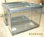 ==臻品寵物生活館==高清強化缸魚缸強化玻璃缸底部制震止滑軟墊上下加強PU防撞邊德國進口接合劑水族箱水族缸2尺2呎