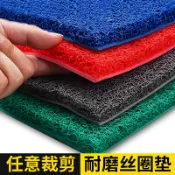 【專業訂做尺寸】 門口地墊加厚塑料絲圈腳墊大門口防滑防水地毯家用入戶門墊可裁剪