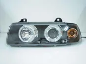 ☆☆☆車之漩渦☆☆☆BMW 寶馬 E36 2D/4D 黑框光圈一體成型魚眼大燈組
